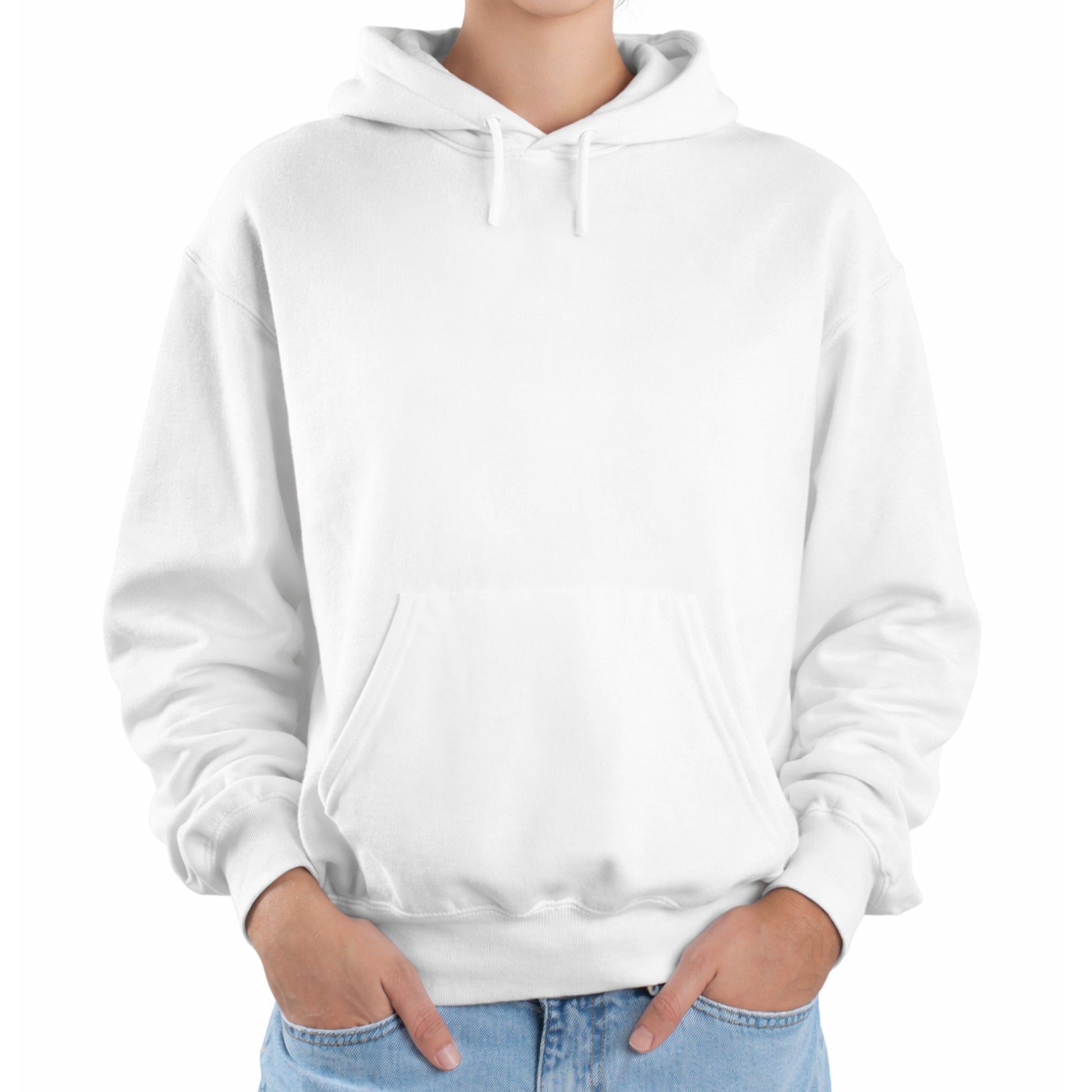 Damen Hoodie mit eigenem Druck auf dem Rücken
