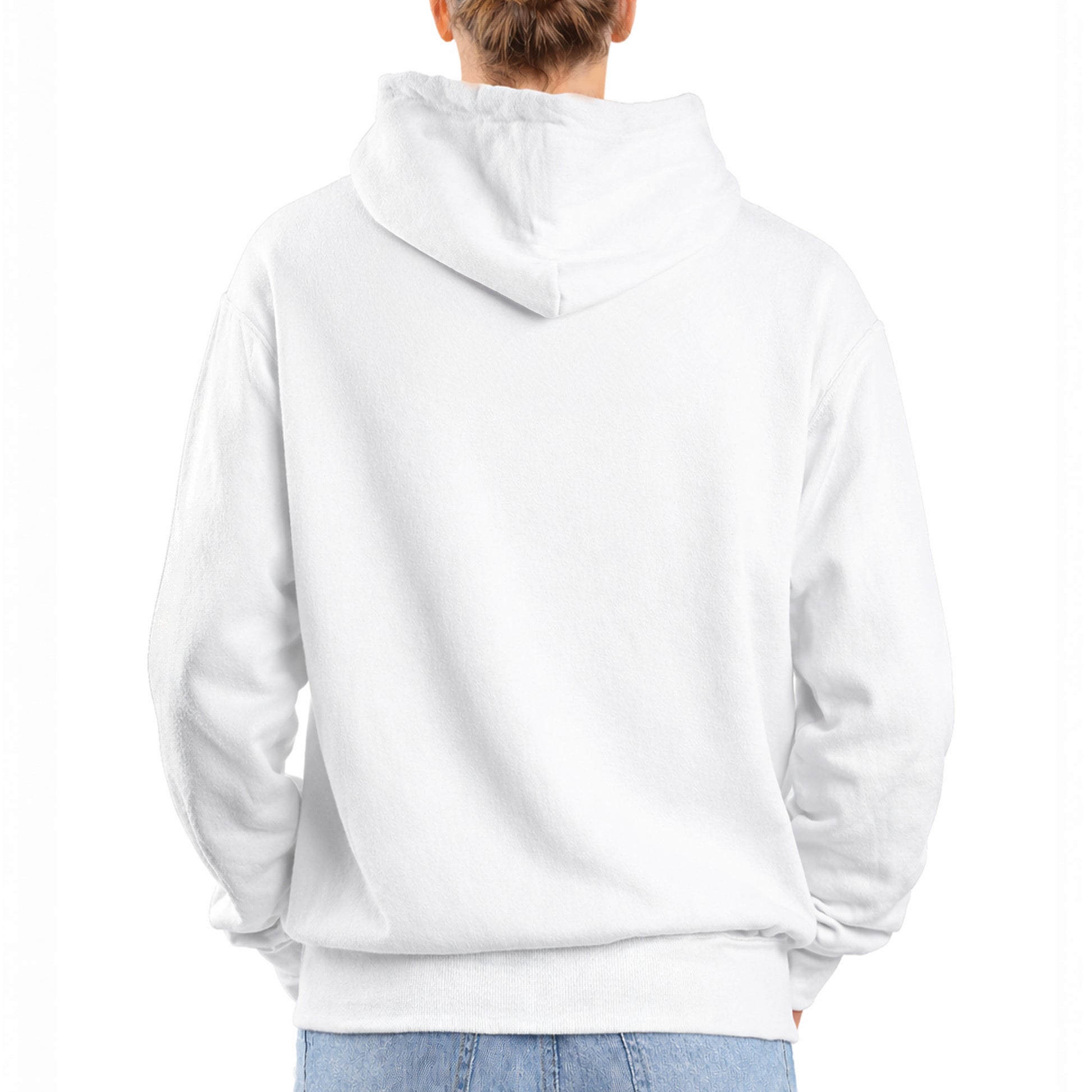 Damen Hoodie mit eigenem Druck auf dem Rücken