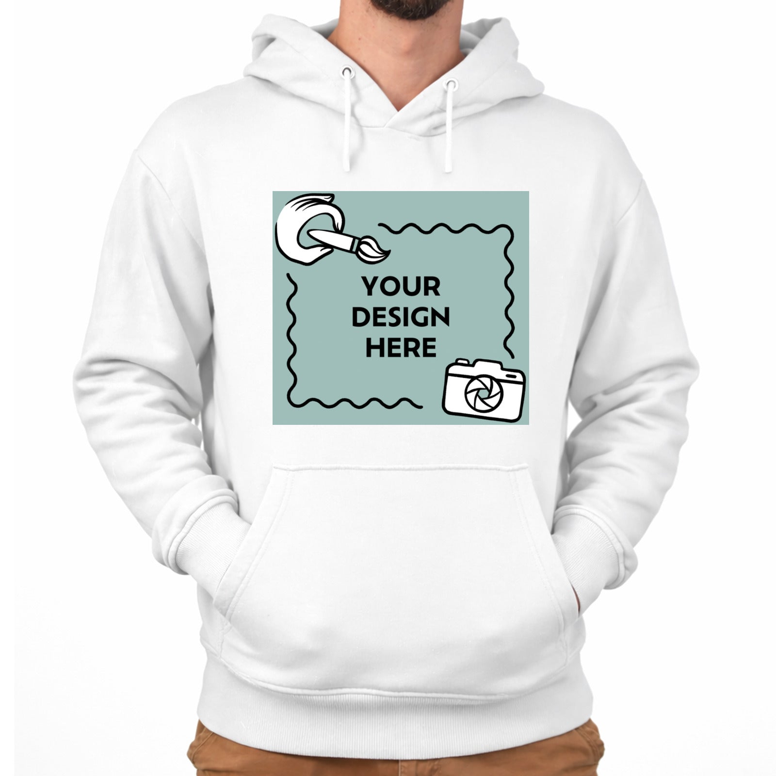 Herren Hoodie mit eigenem Druck