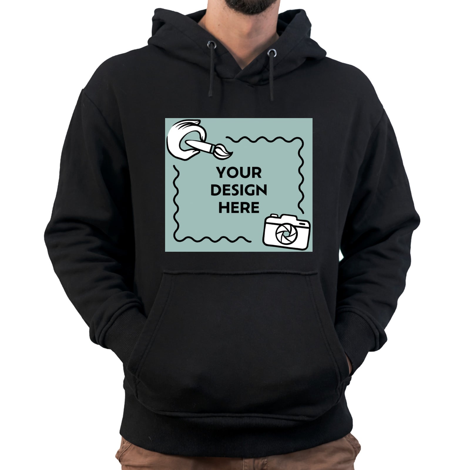 Herren Hoodie mit eigenem Druck