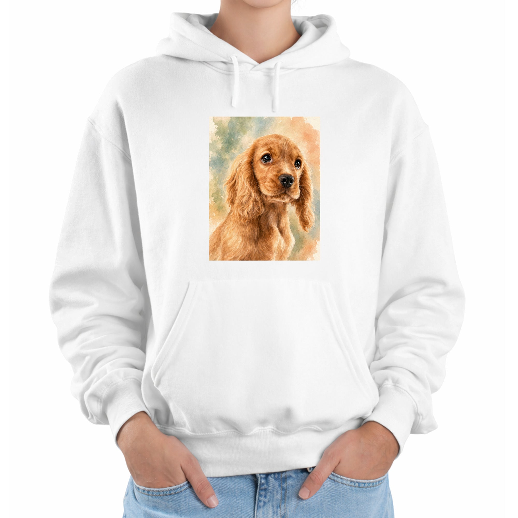 Damen-Sweatshirt mit künstlerischem Aufdruck