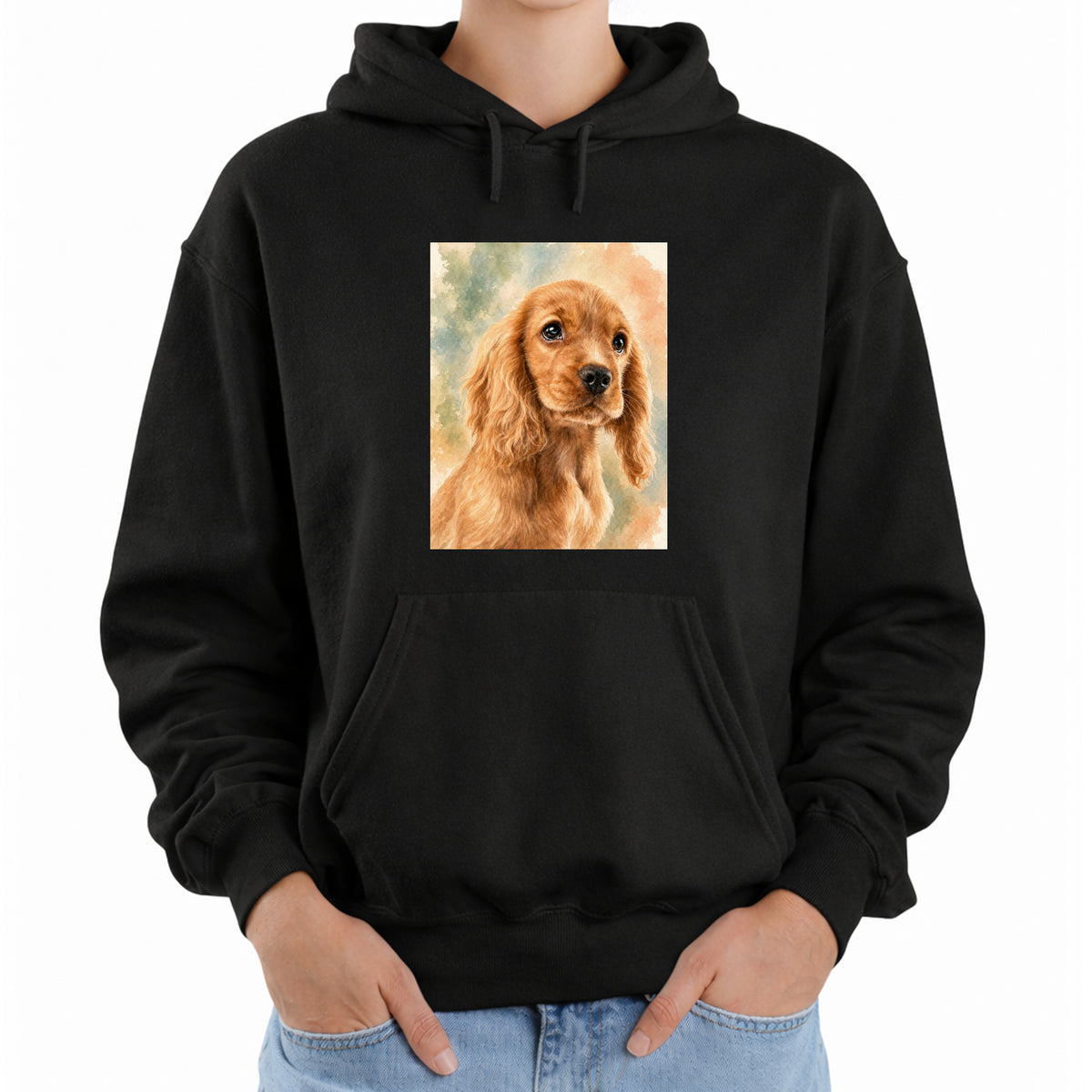 Damen-Sweatshirt mit künstlerischem Aufdruck