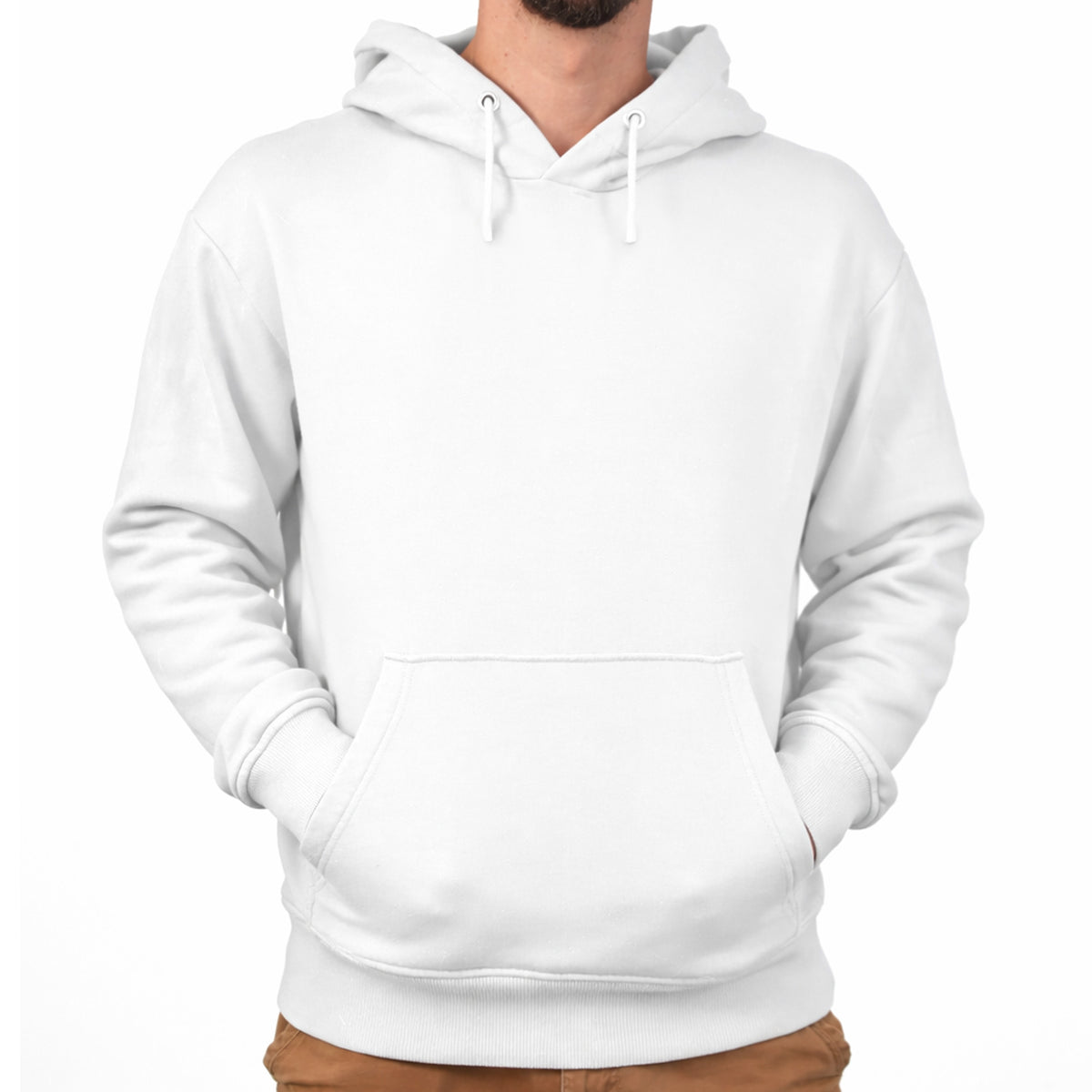 Herren-Sweatshirt mit künstlerischem Aufdruck auf dem Rücken