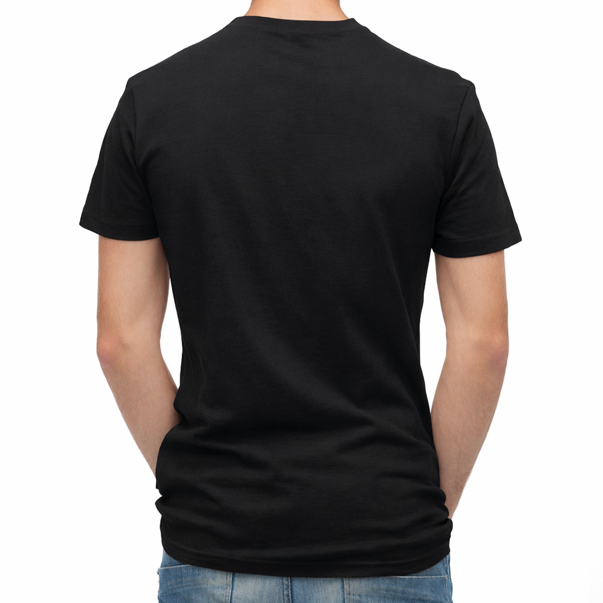 Herren T-Shirt mit Druck auf der Vorder- und Rückseite