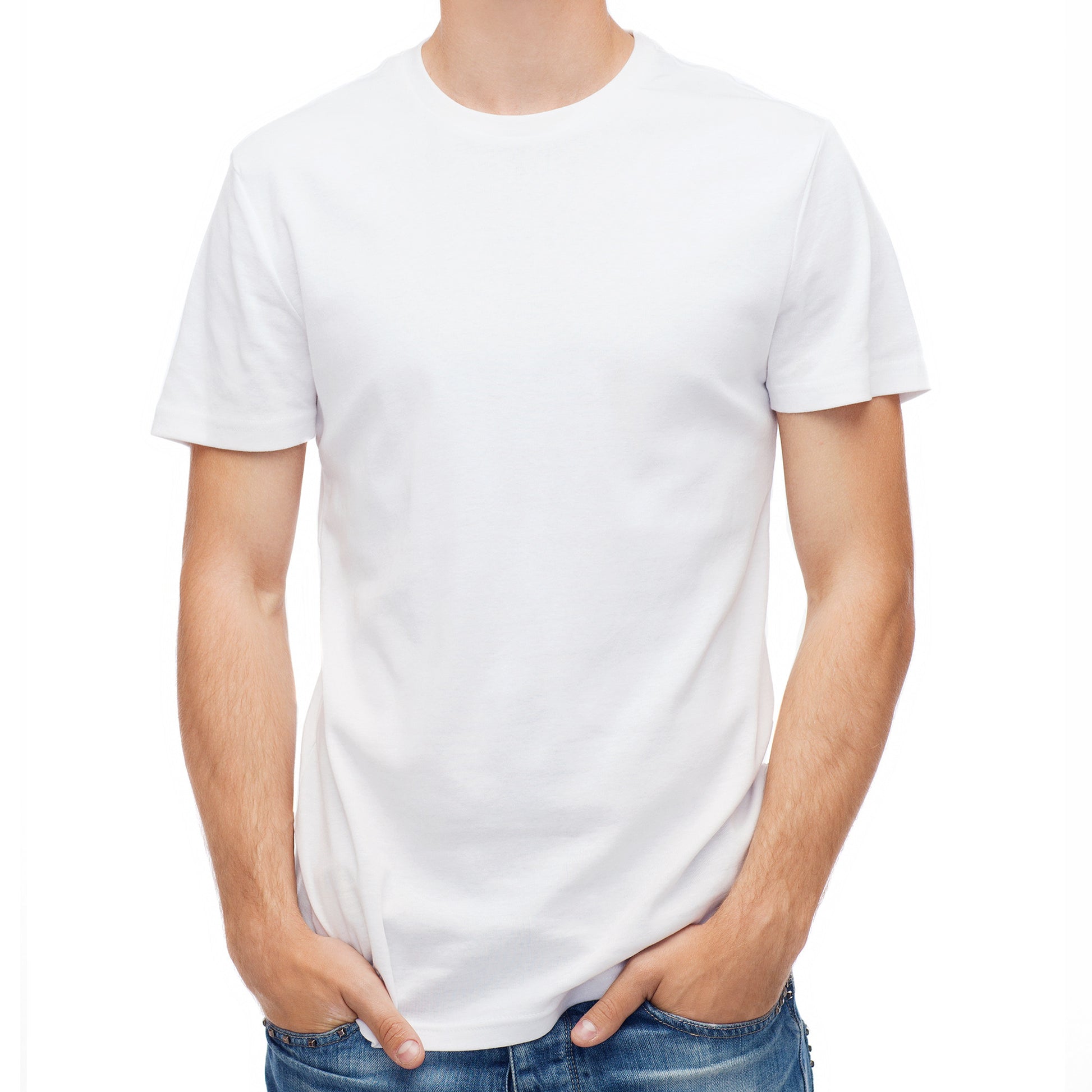 Herren T-Shirt mit Druck auf der Vorder- und Rückseite