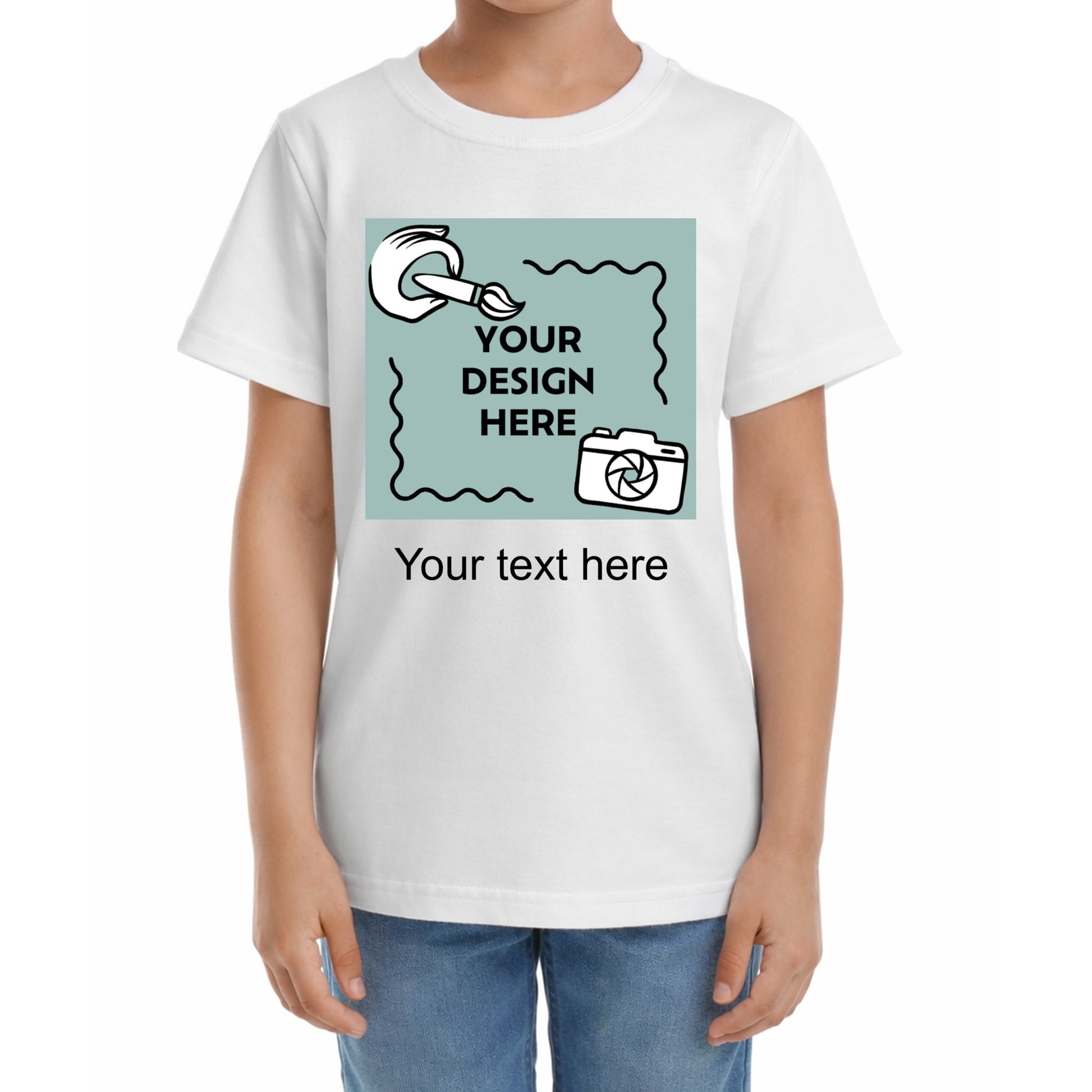 Kinder T-Shirt mit eigenem Druck und Schriftzug