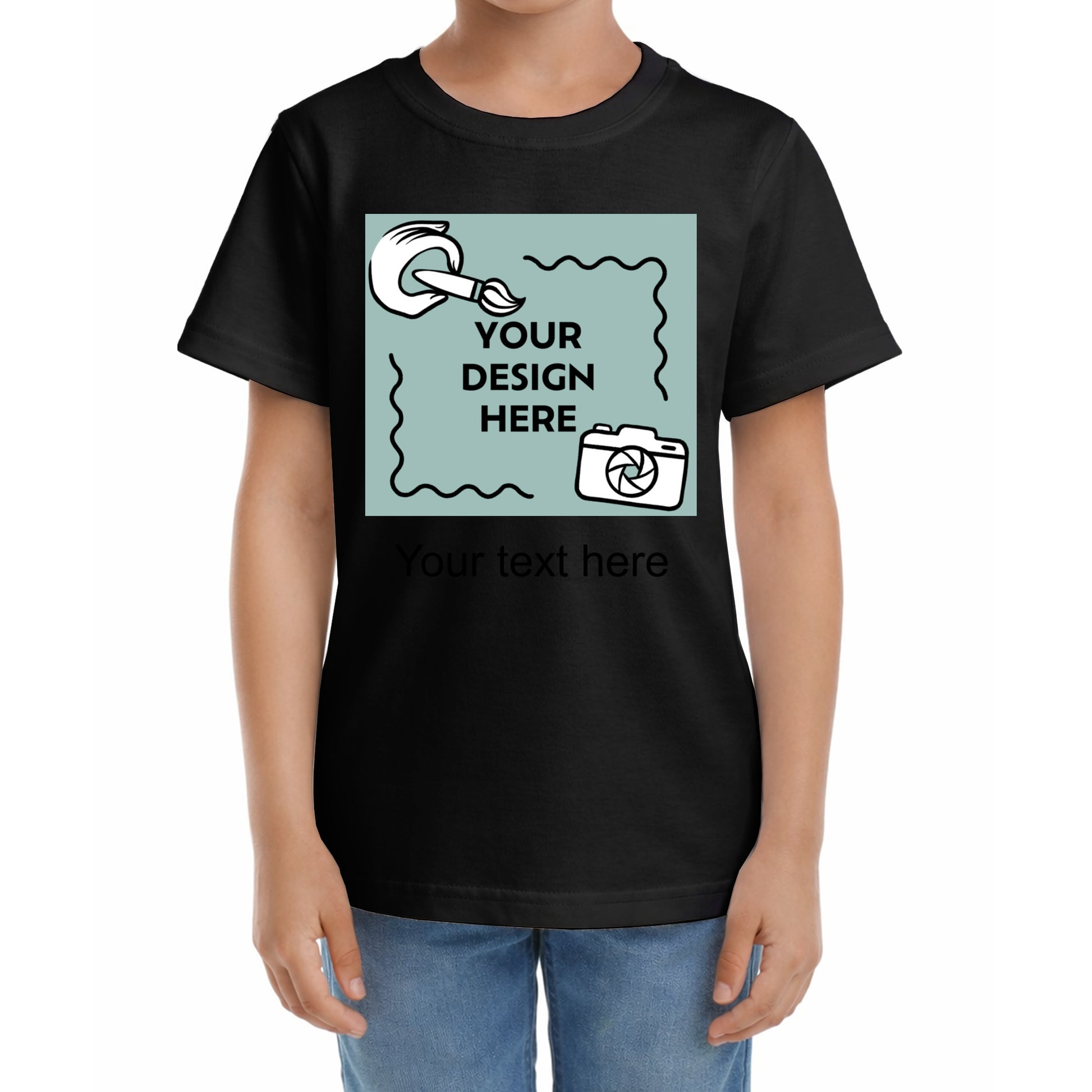 Kinder T-Shirt mit eigenem Druck und Schriftzug