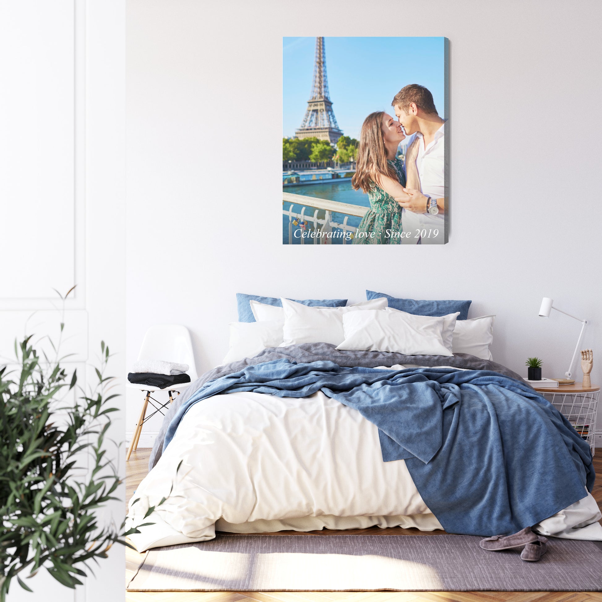 Vertikales Wandbild mit künstlerischem Effekt