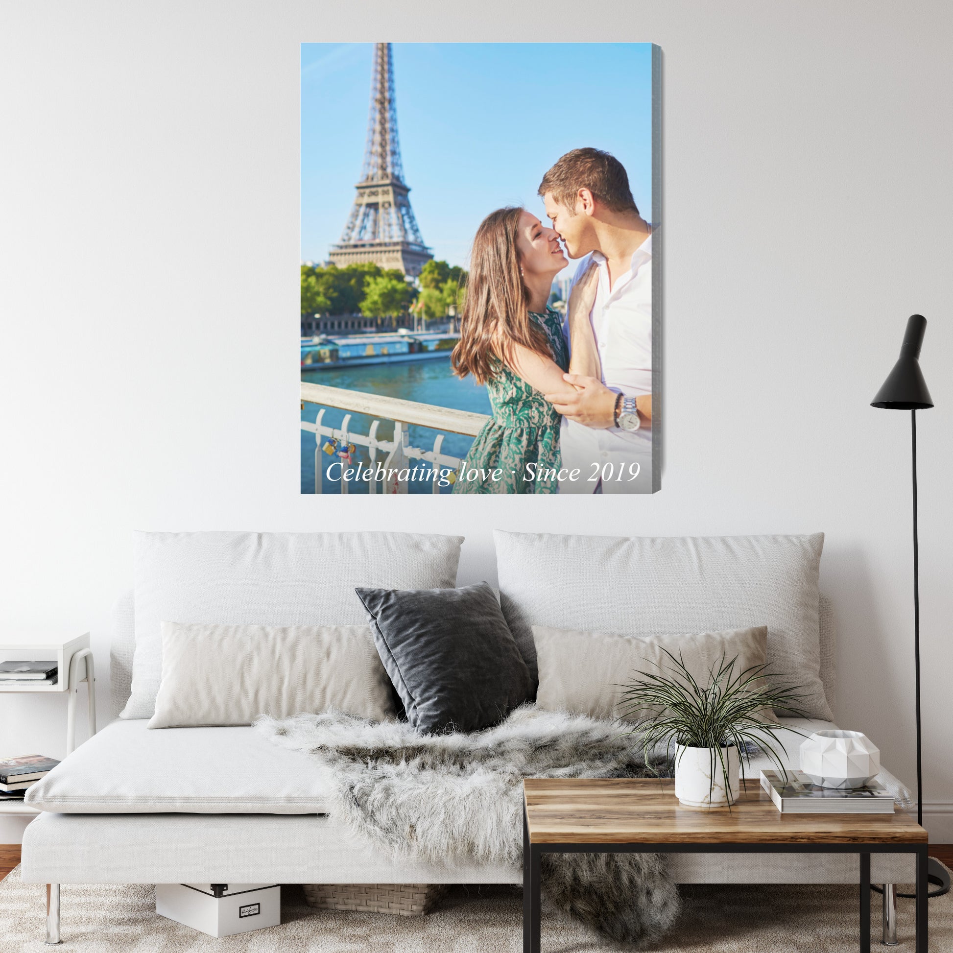 Vertikales Wandbild mit künstlerischem Effekt