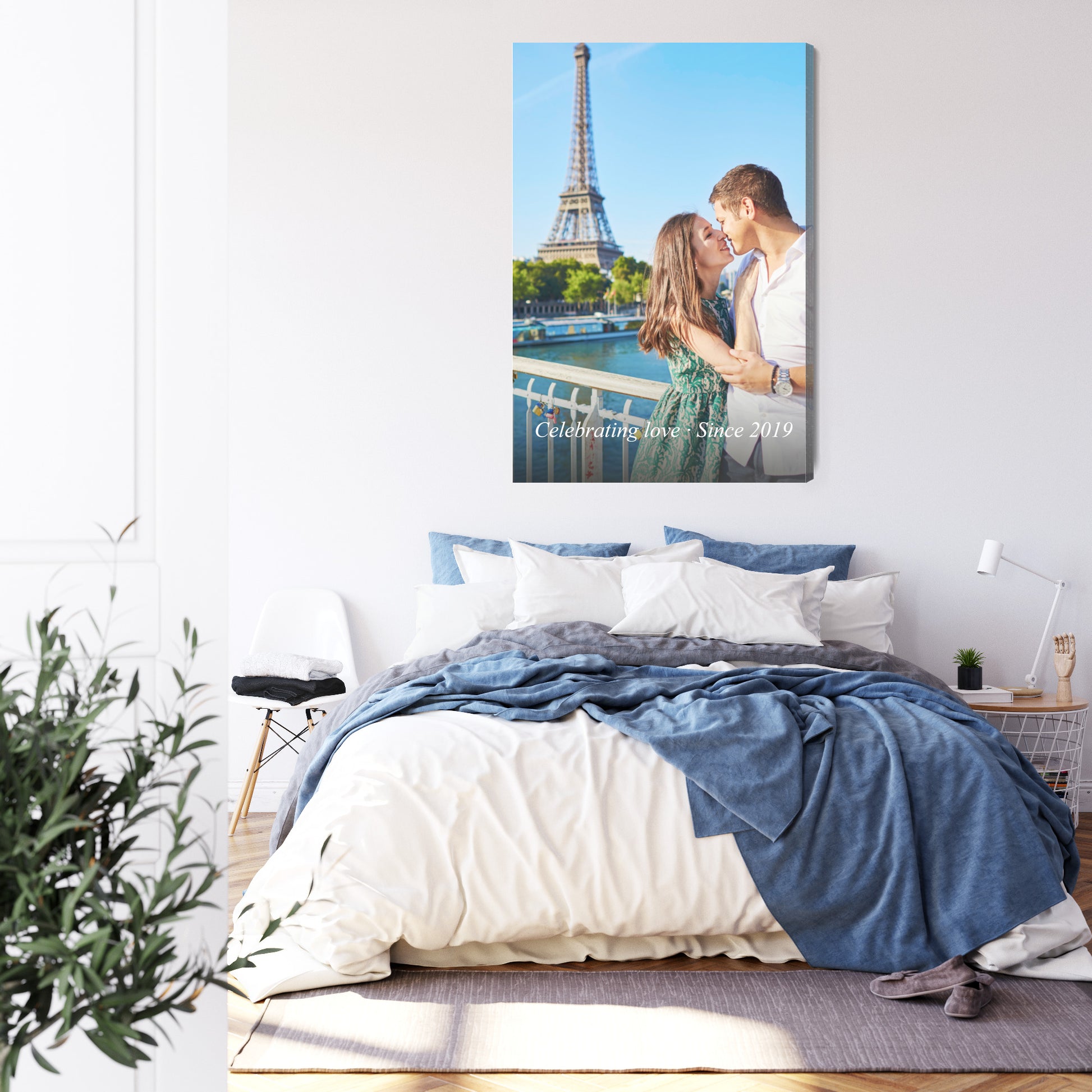 Vertikales Wandbild mit künstlerischem Effekt