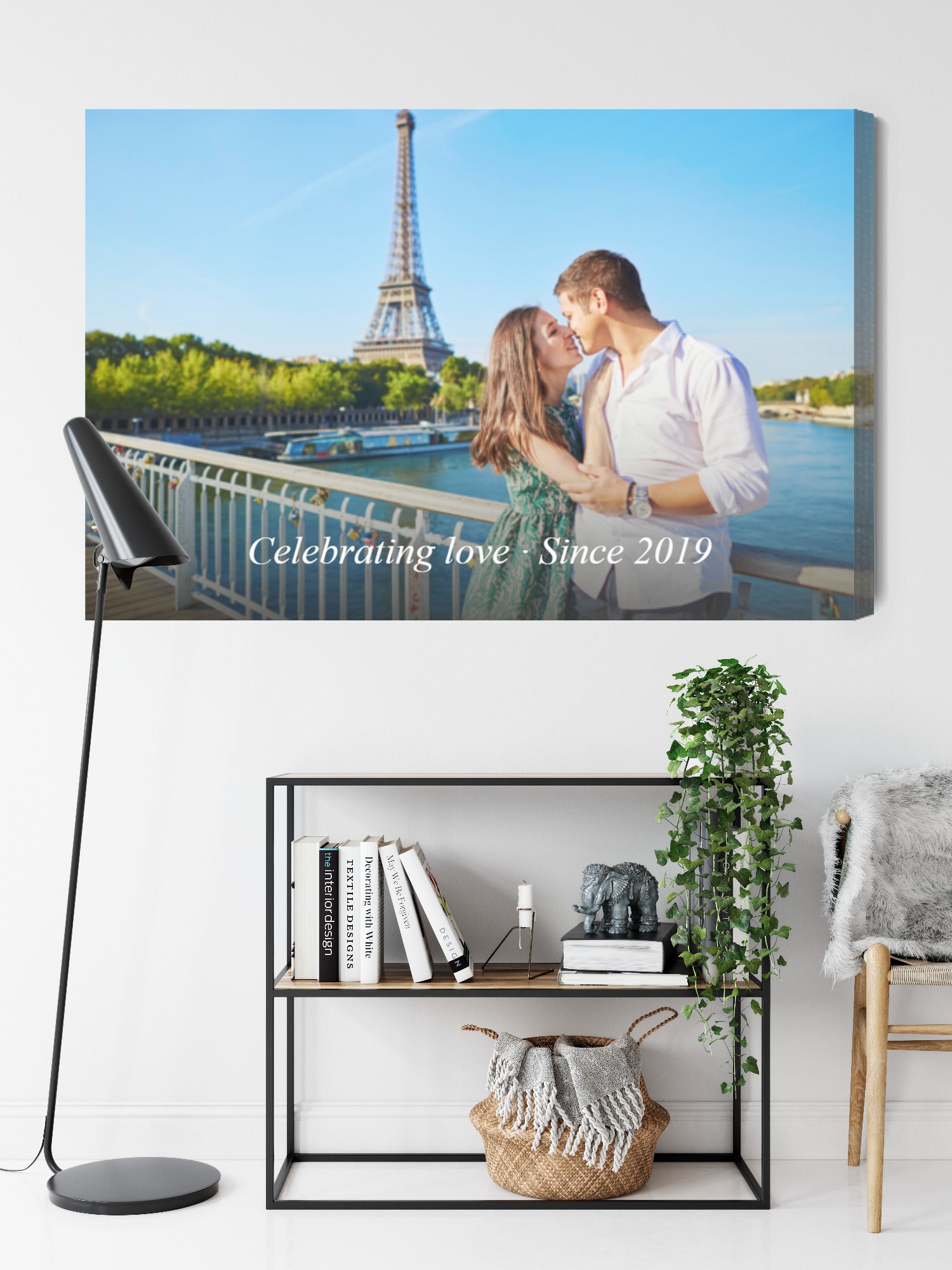 Horizontales Leinwandbild mit künstlerischem Effekt