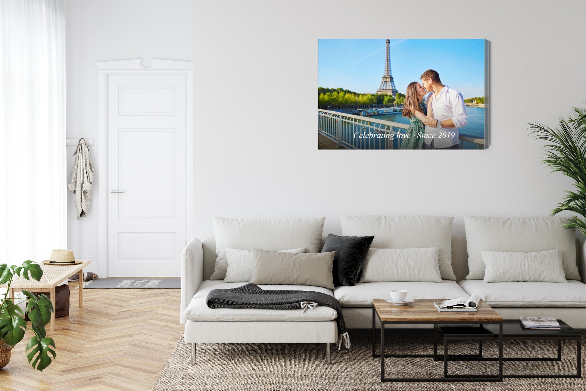 Horizontales Leinwandbild mit künstlerischem Effekt