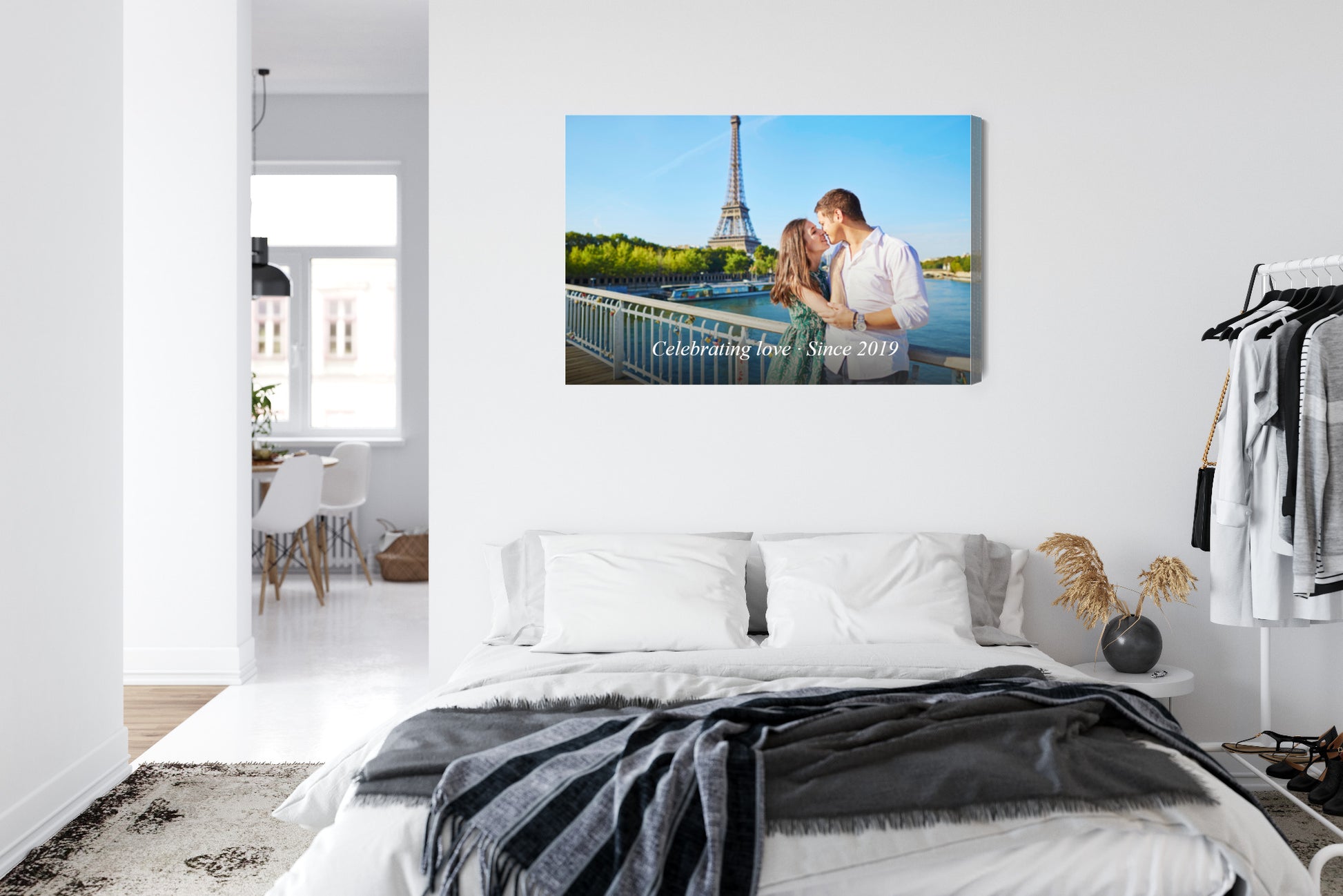 Horizontales Leinwandbild mit künstlerischem Effekt