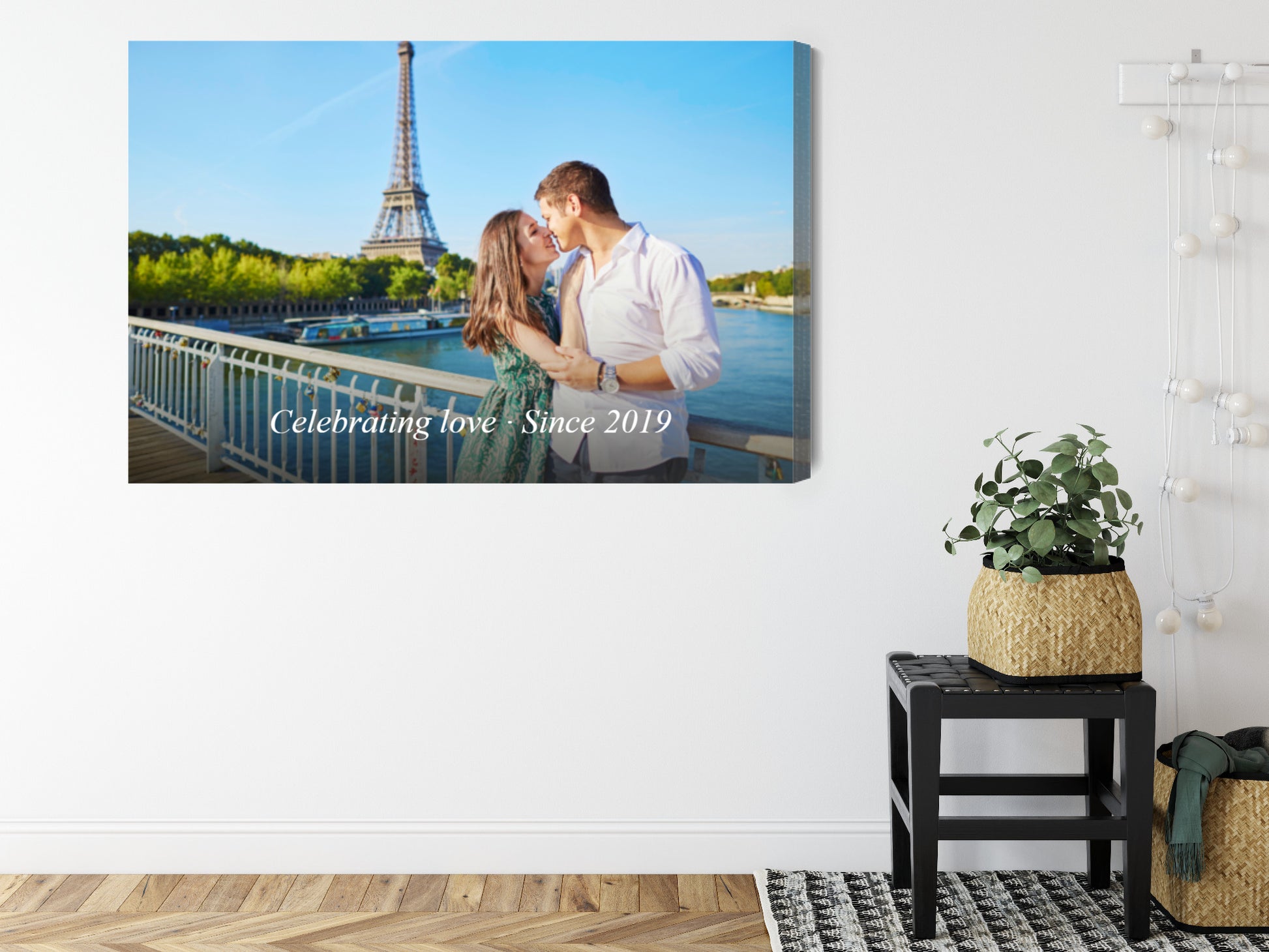 Horizontales Leinwandbild mit künstlerischem Effekt