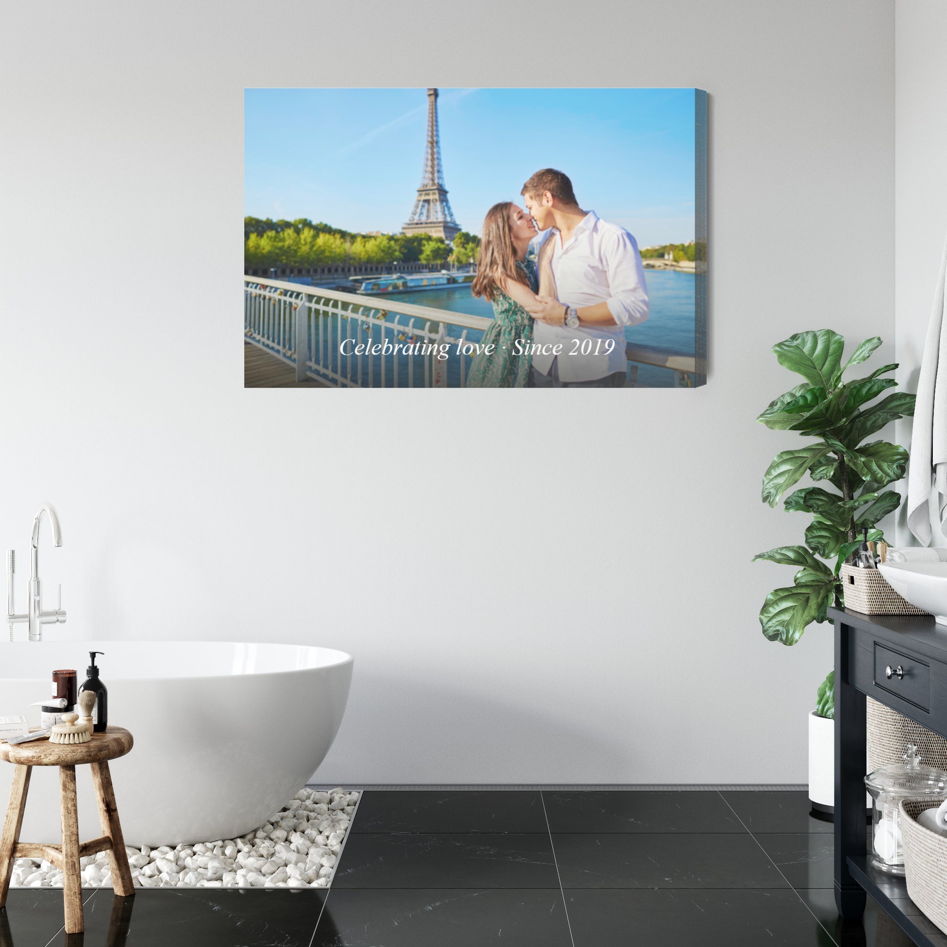 Horizontales Leinwandbild mit künstlerischem Effekt