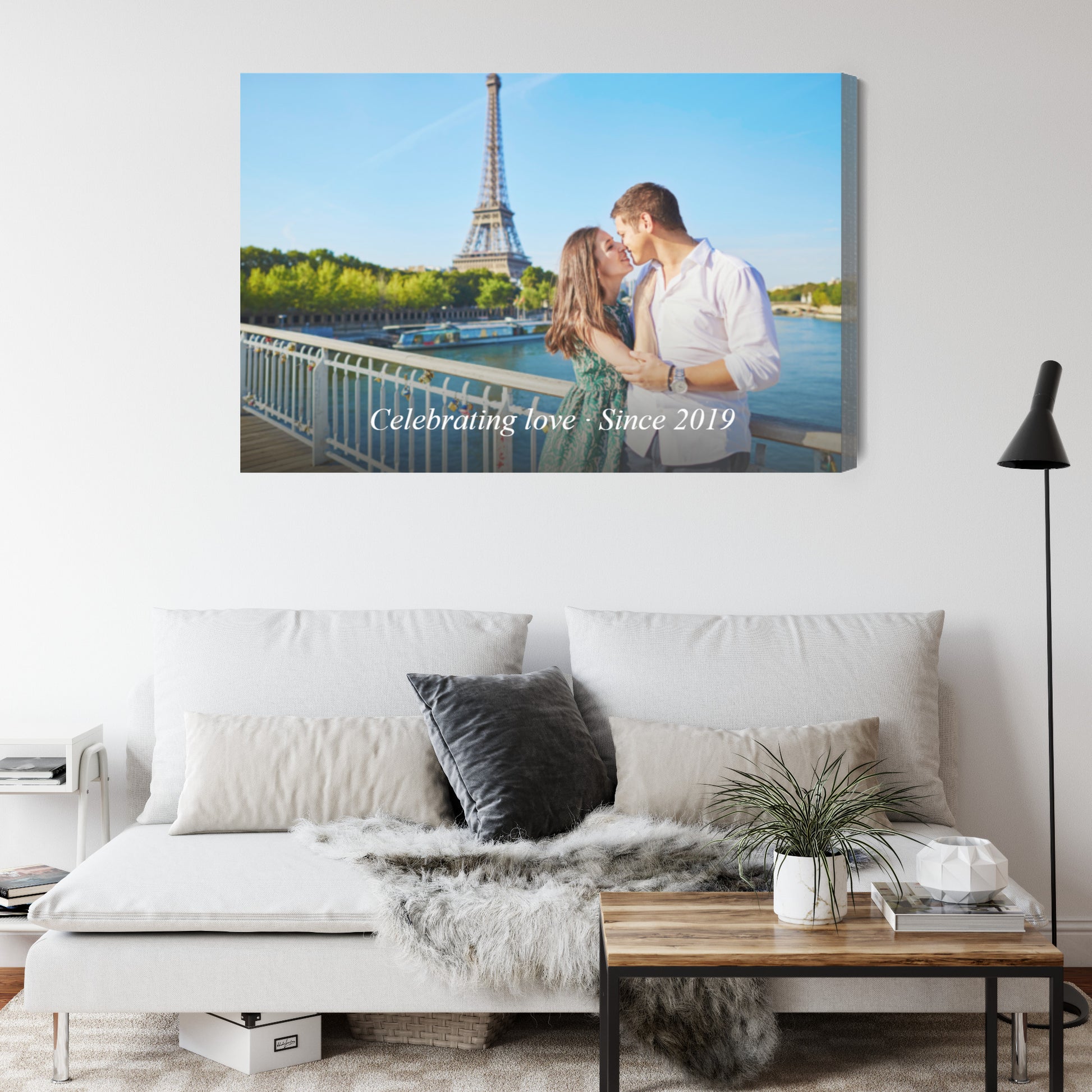 Horizontales Leinwandbild mit künstlerischem Effekt