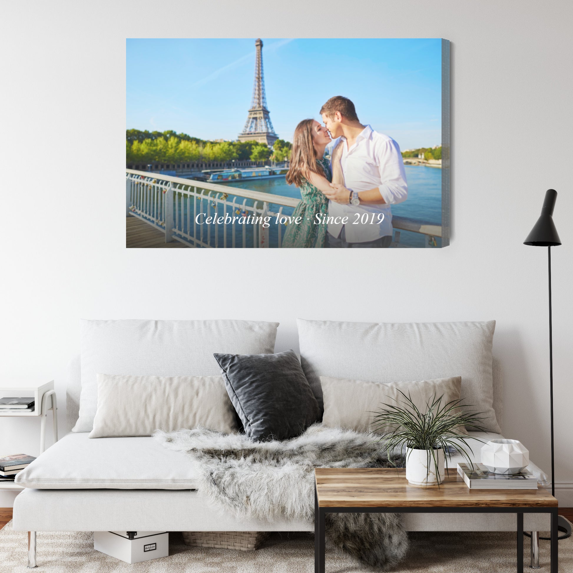 Horizontales Leinwandbild mit künstlerischem Effekt