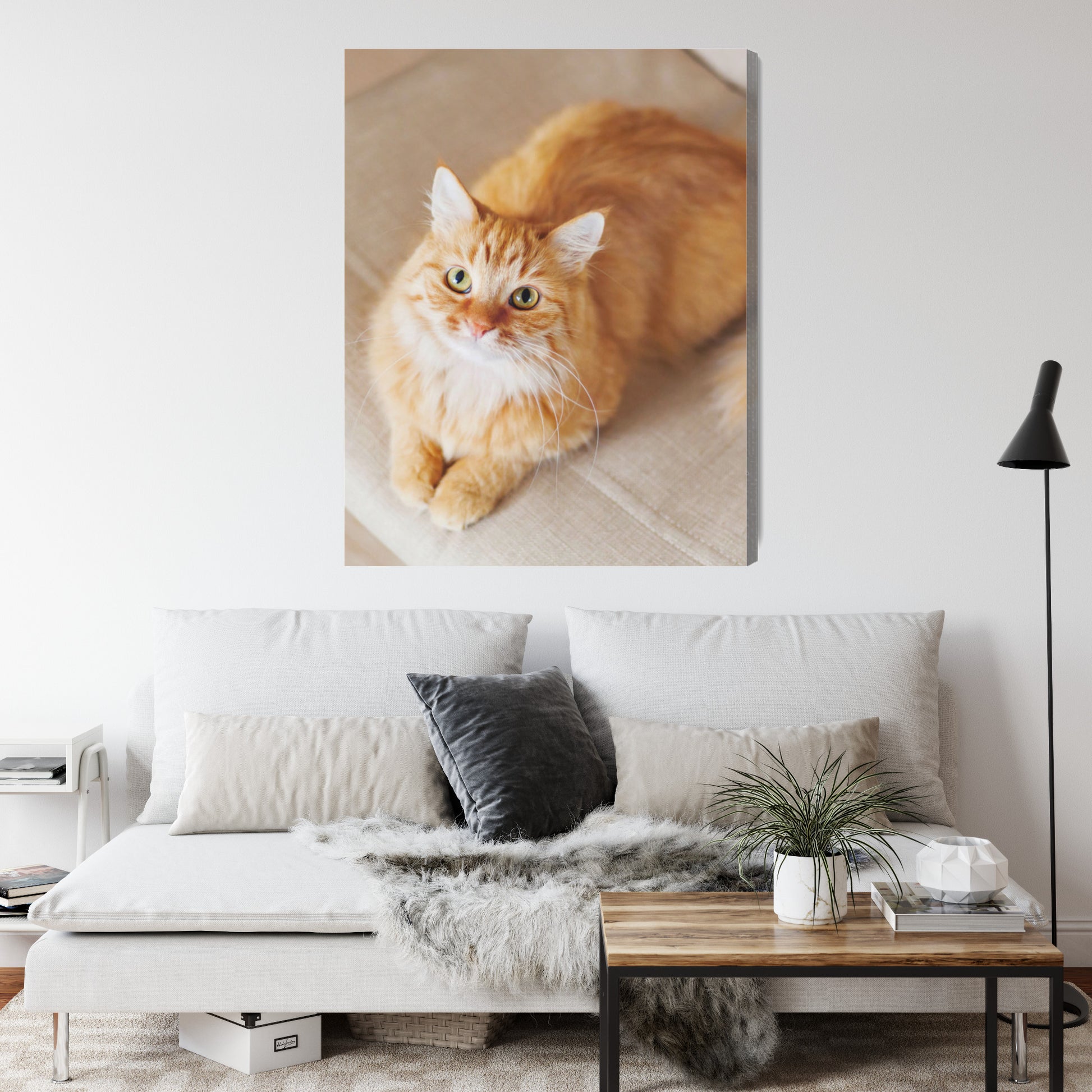 Leinwandbild hochformat mit künstlerischem Effekt