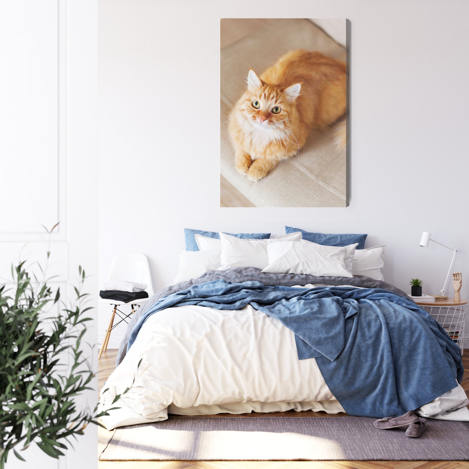 Leinwandbild hochformat mit künstlerischem Effekt