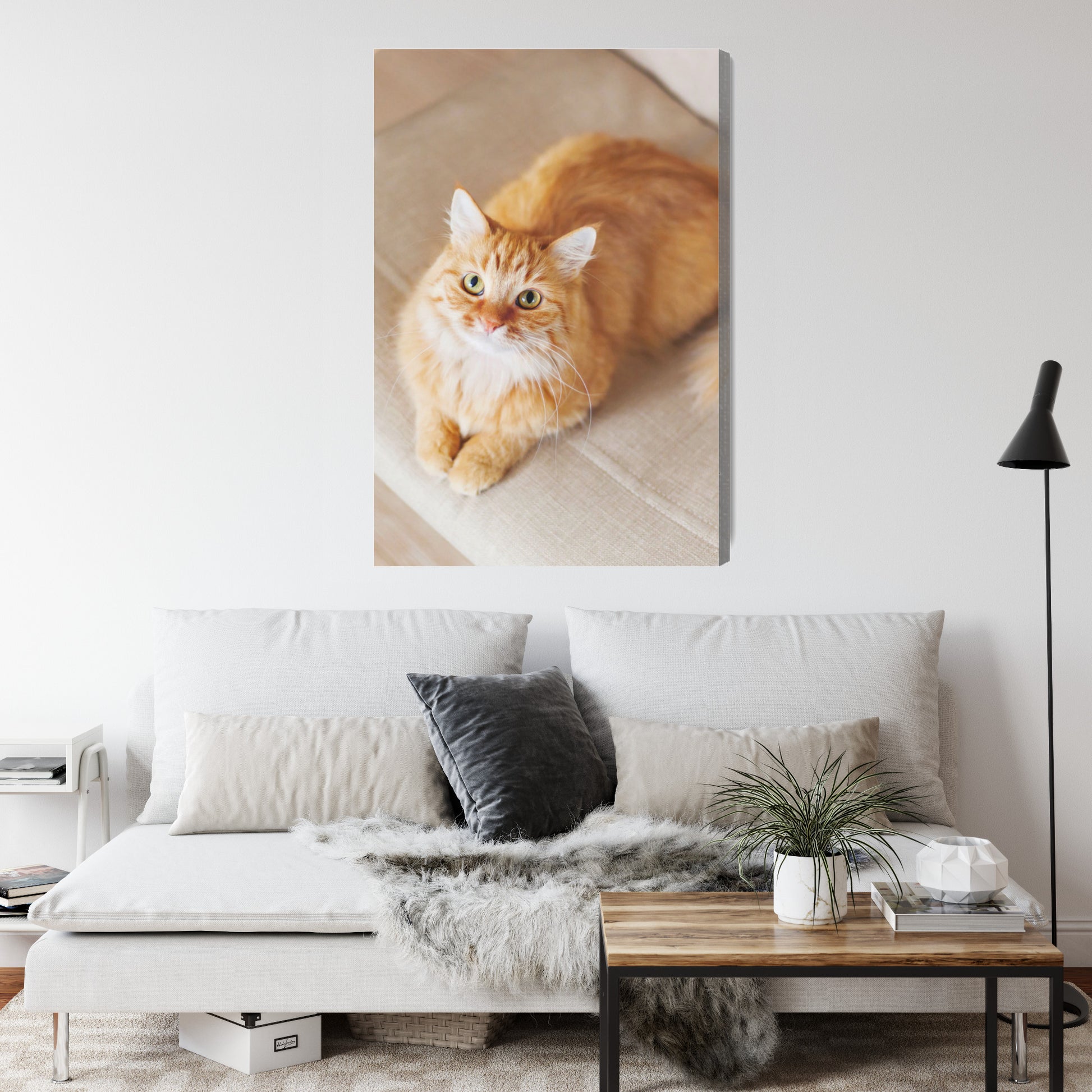 Leinwandbild hochformat mit künstlerischem Effekt