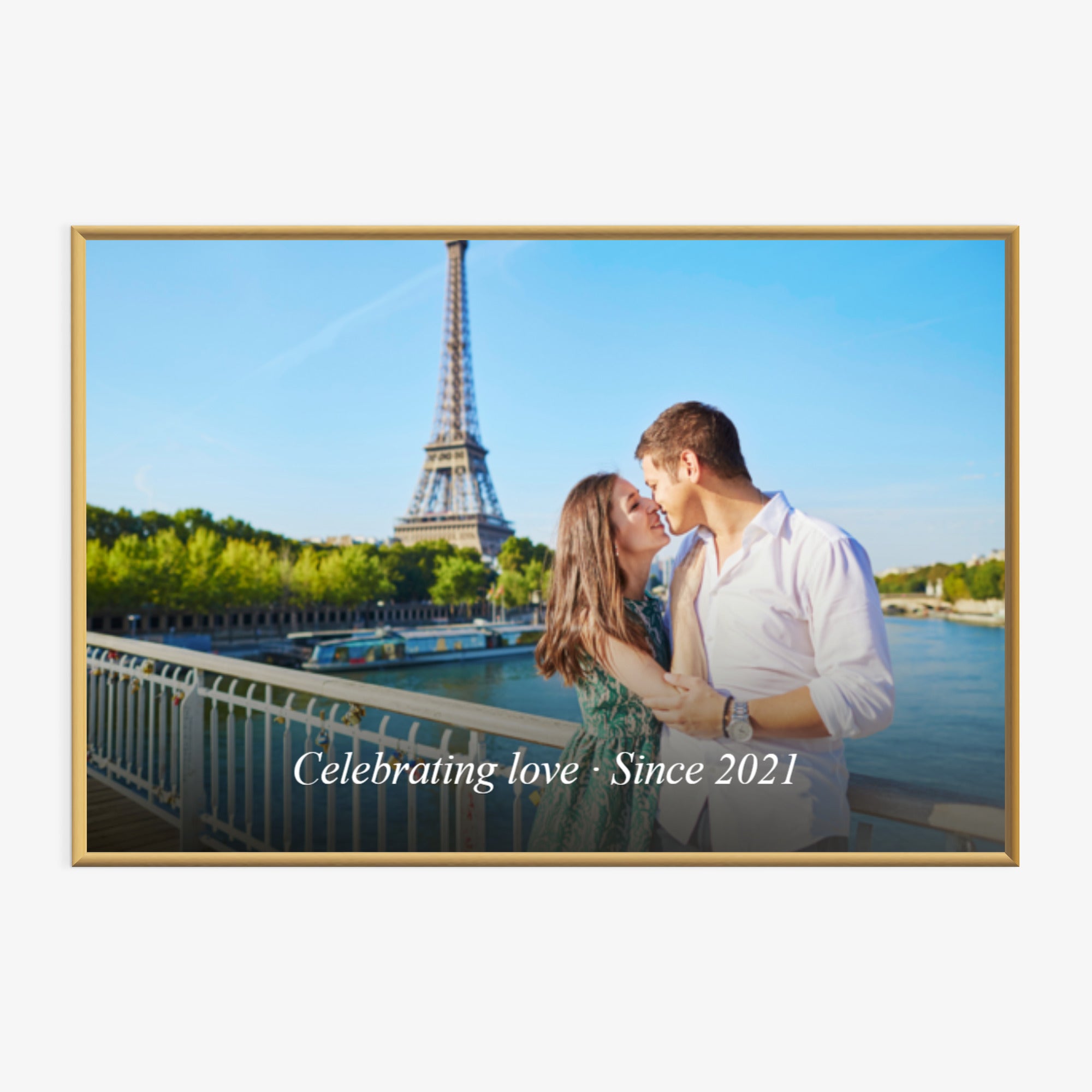 Vertikales Poster in Rahmen mit künstlerischem Effekt