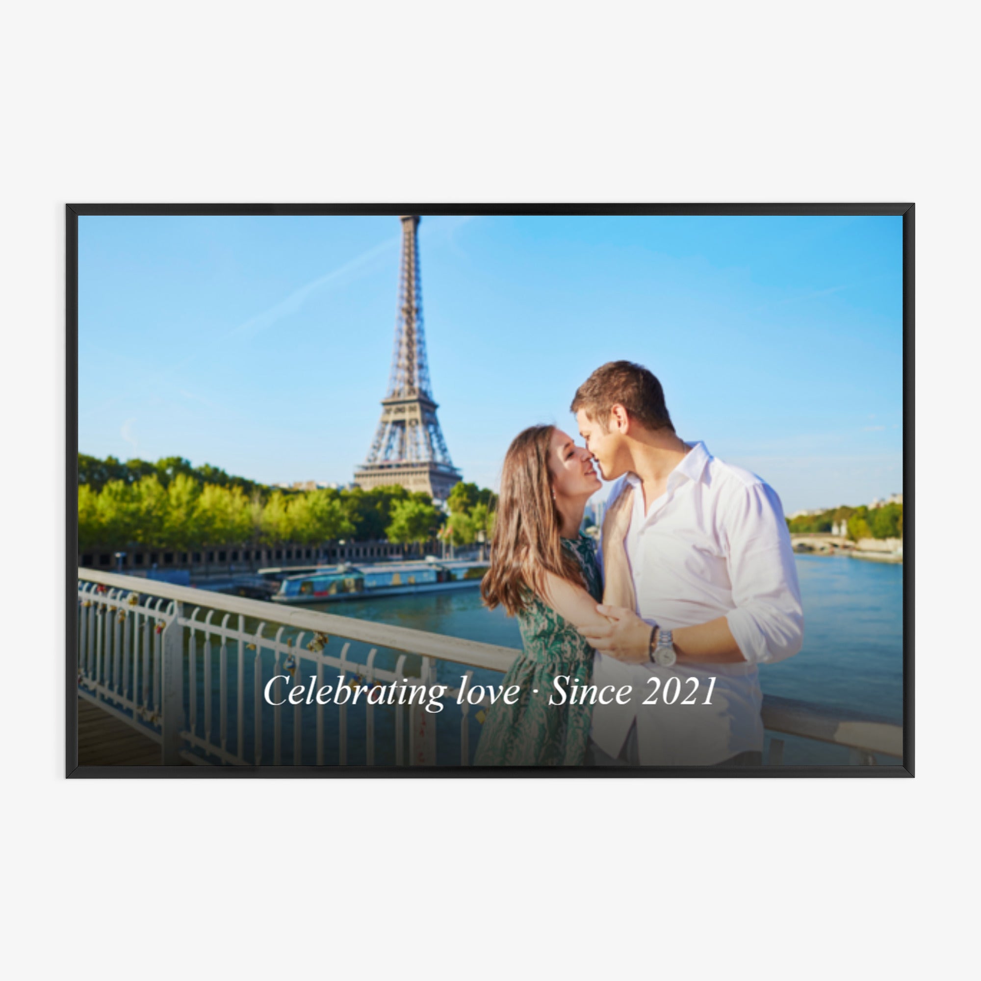 Vertikales Poster in Rahmen mit künstlerischem Effekt