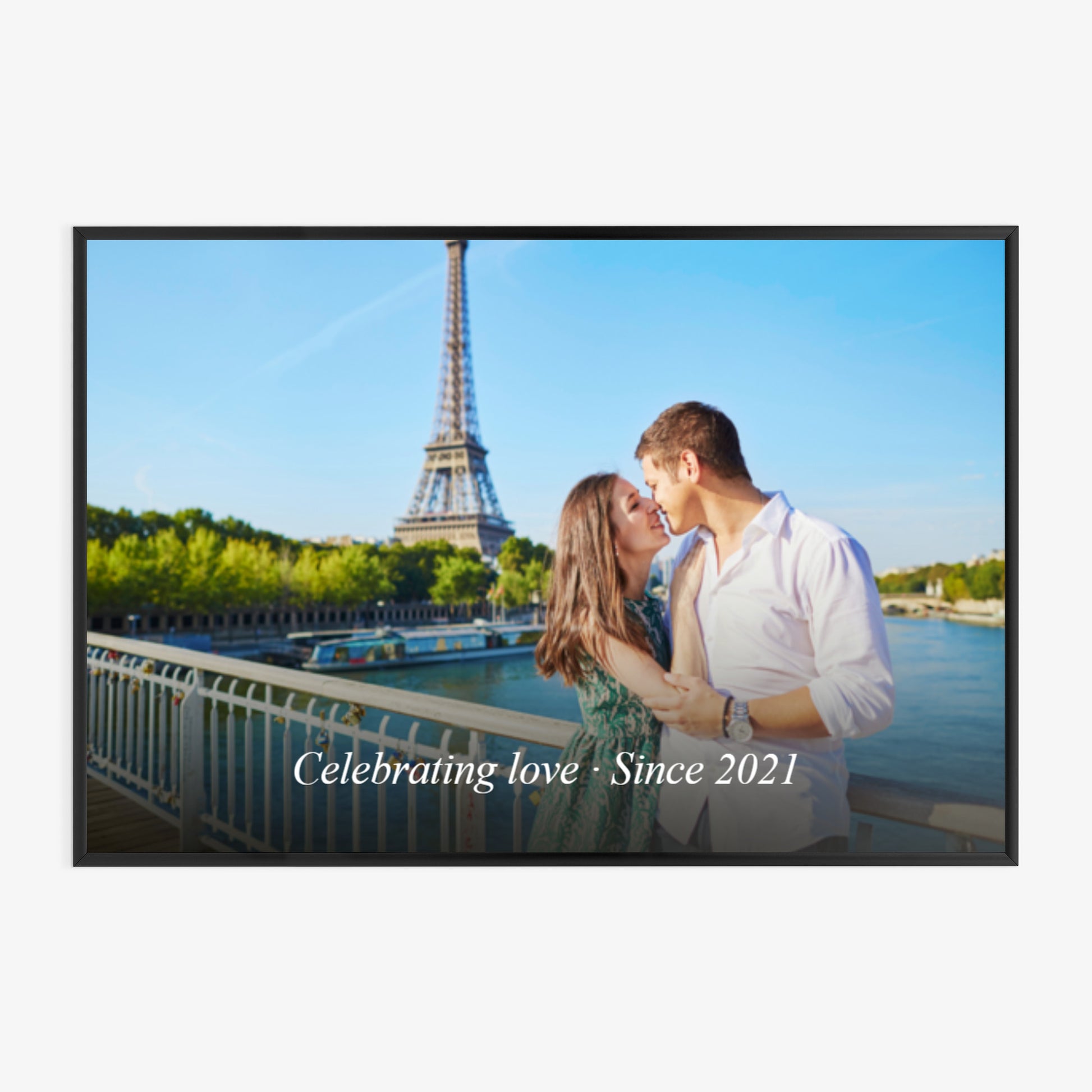 Vertikales Poster in Rahmen mit künstlerischem Effekt