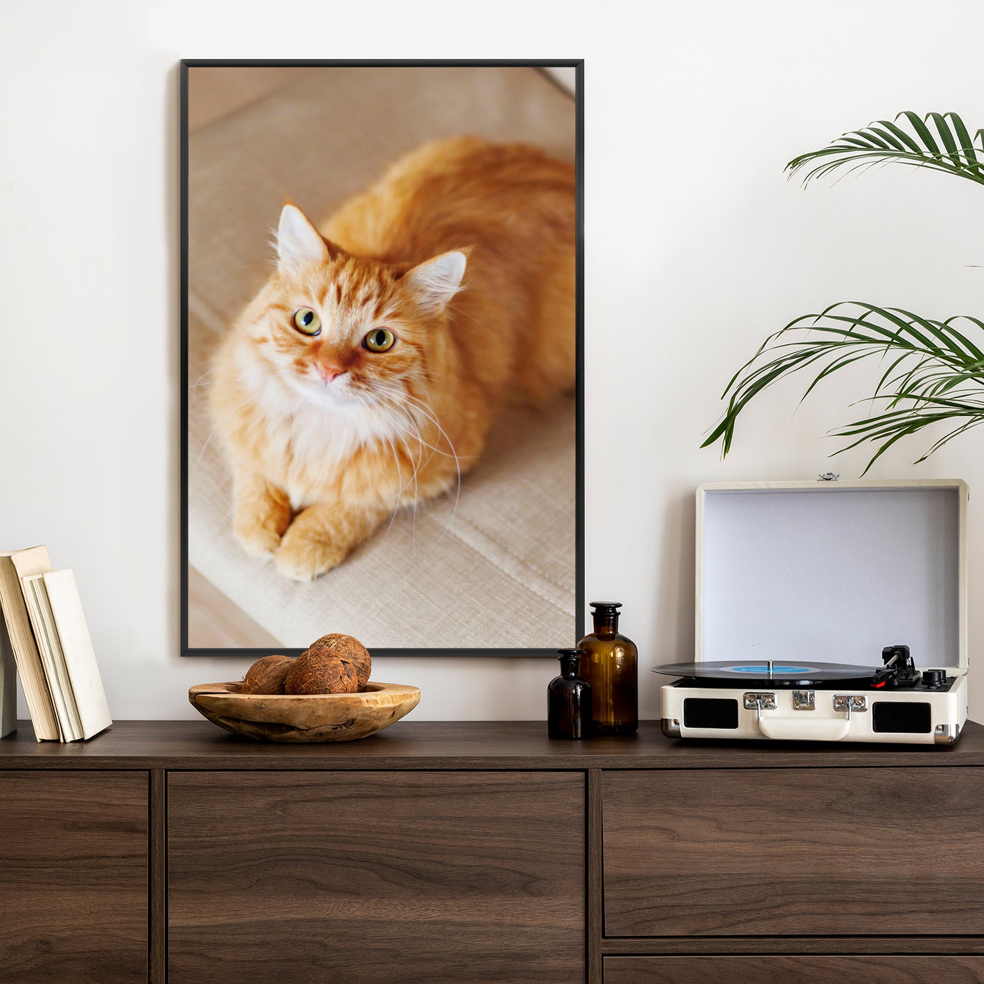 Poster im Rahmen hochformat mit künstlerischem Effekt